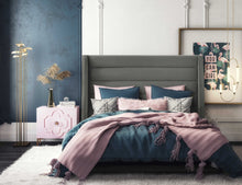 Load image into Gallery viewer, Koah Velvet Bed in Queen