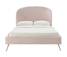 Load image into Gallery viewer, Vivi Velvet Bed in Queen
