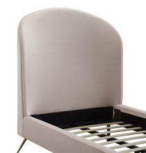Load image into Gallery viewer, Vivi Blush Velvet Bed in Twin