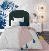 Load image into Gallery viewer, Vivi Blush Velvet Bed in Twin