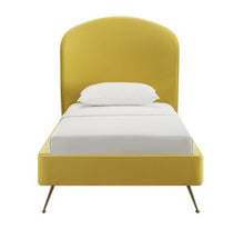 Load image into Gallery viewer, Vivi Blush Velvet Bed in Twin