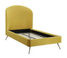 Load image into Gallery viewer, Vivi Blush Velvet Bed in Twin