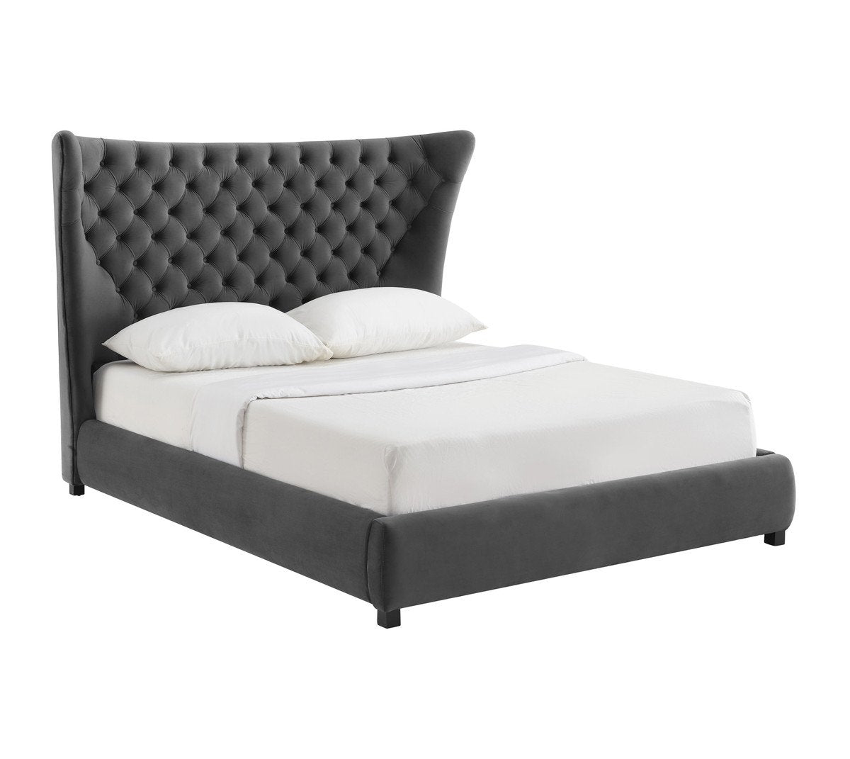 Sassy Velvet King Bed