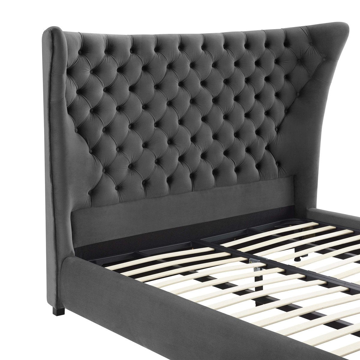 Sassy Velvet King Bed