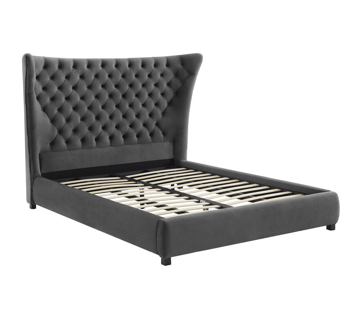 Sassy Velvet King Bed