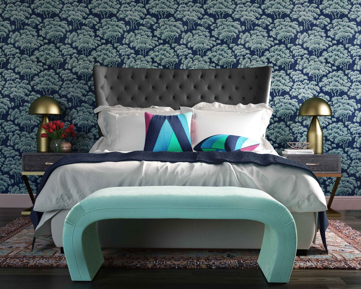 Sassy Velvet King Bed