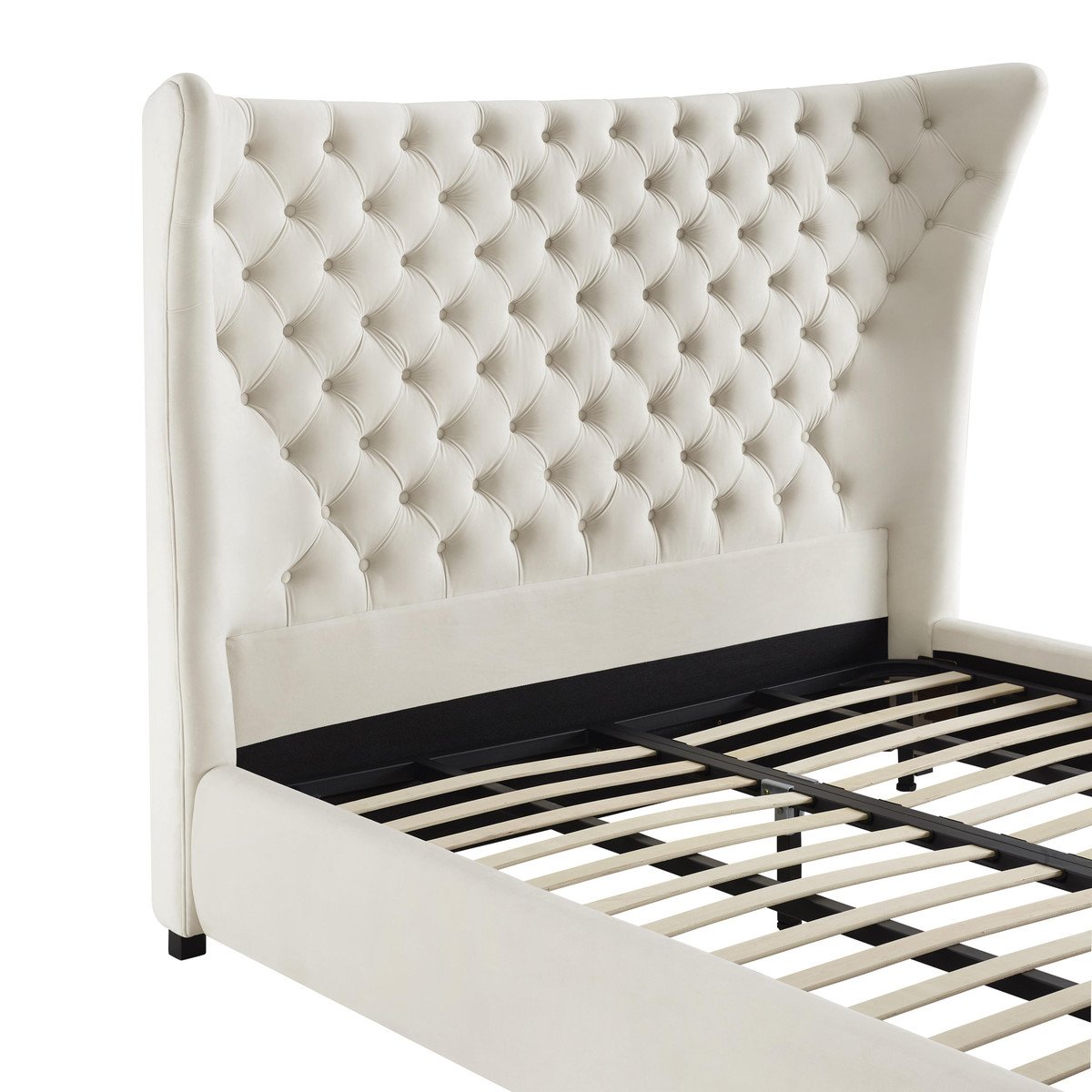 Sassy Velvet King Bed
