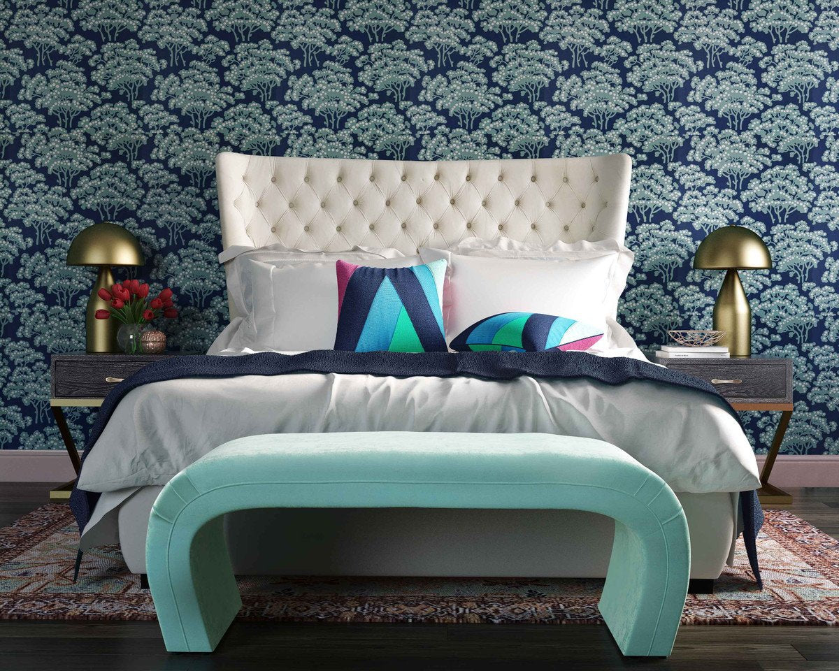 Sassy Velvet King Bed