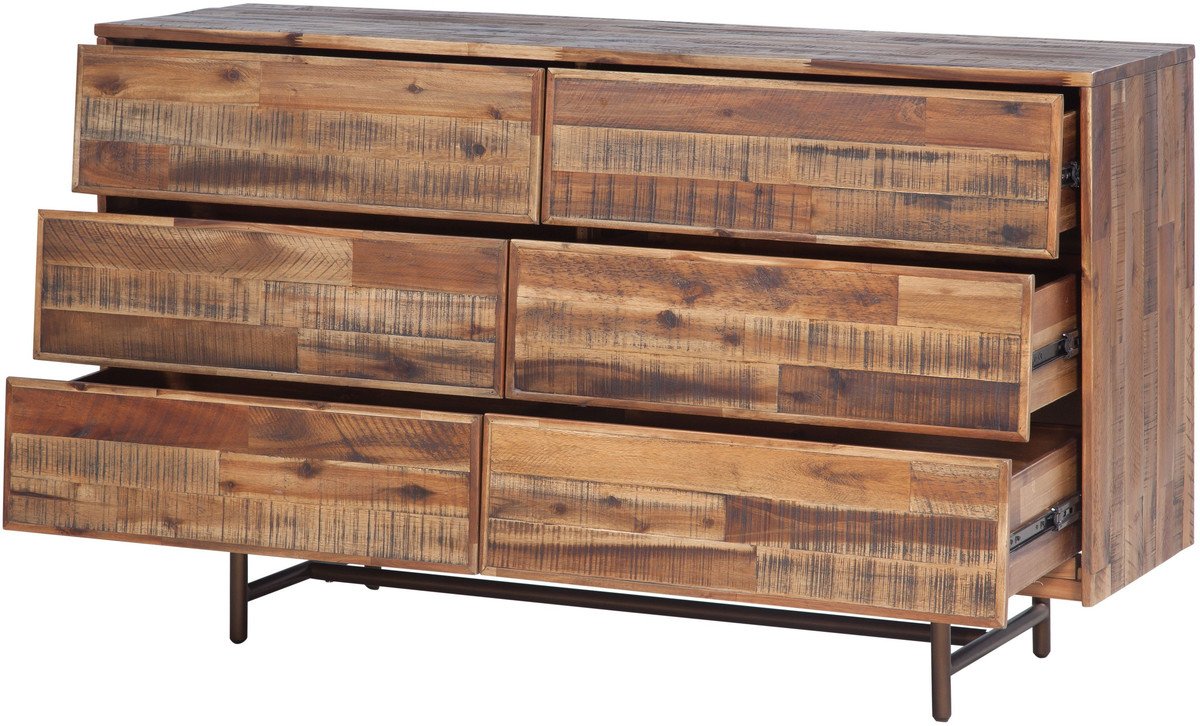 Bushwick Wooden 6 Drawer Dresser