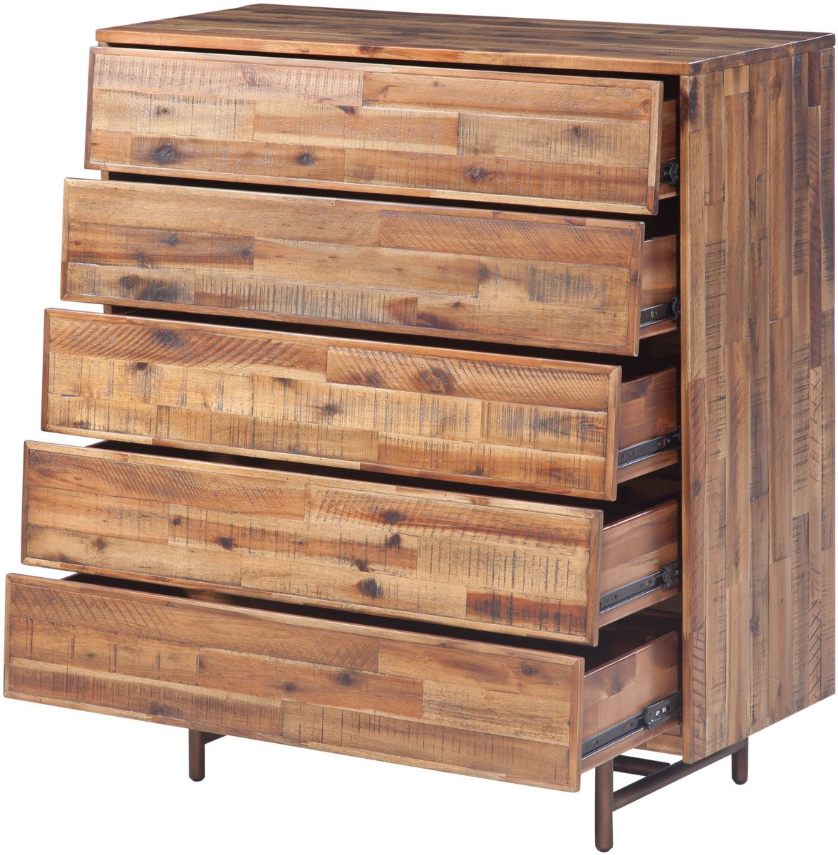 Bushwick Wooden 5 Drawer Chest