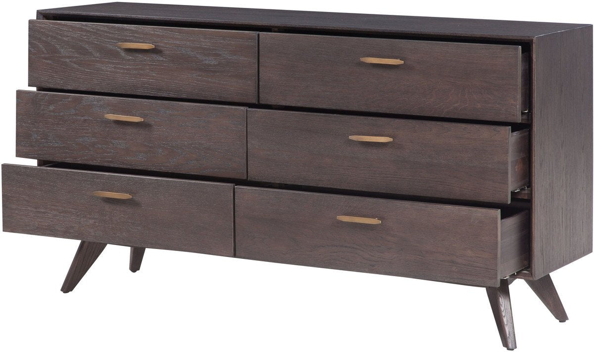 Loft Wooden 6 Drawer Dresser