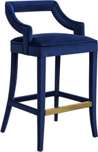 Load image into Gallery viewer, Tiffany Velvet Bar Stool