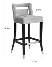 Load image into Gallery viewer, Hart Velvet Counter Stool