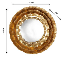 Load image into Gallery viewer, Petal Gold Mirror