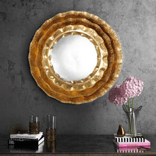Load image into Gallery viewer, Petal Gold Mirror