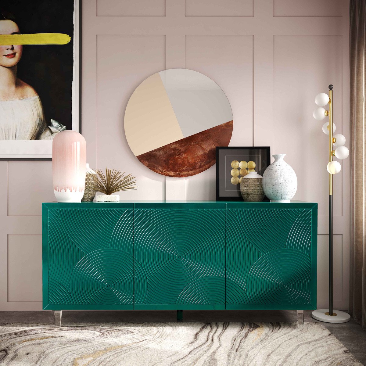 Mixt Round Mirror