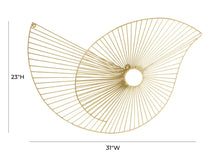 Load image into Gallery viewer, Paisley Gold Wall Art