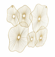 Load image into Gallery viewer, Amoeba Gold Wall Art