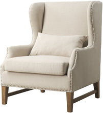 Load image into Gallery viewer, Devon Linen Wing Chair