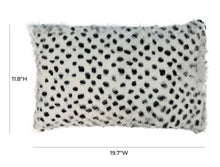 Load image into Gallery viewer, Genuine Goatskin 12&quot;x20&quot; Pillow