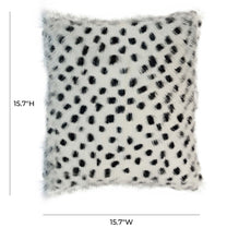 Load image into Gallery viewer, Genuine Goatskin 16&quot; Pillow