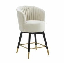 Load image into Gallery viewer, Liana Velvet Swivel Stool by Inspire Me! Home Decor