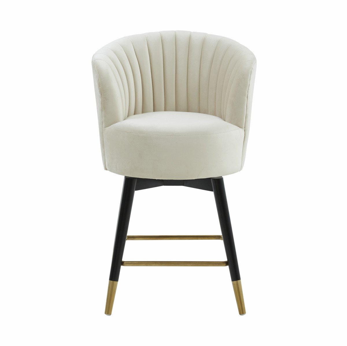 Liana Velvet Swivel Stool by Inspire Me! Home Decor