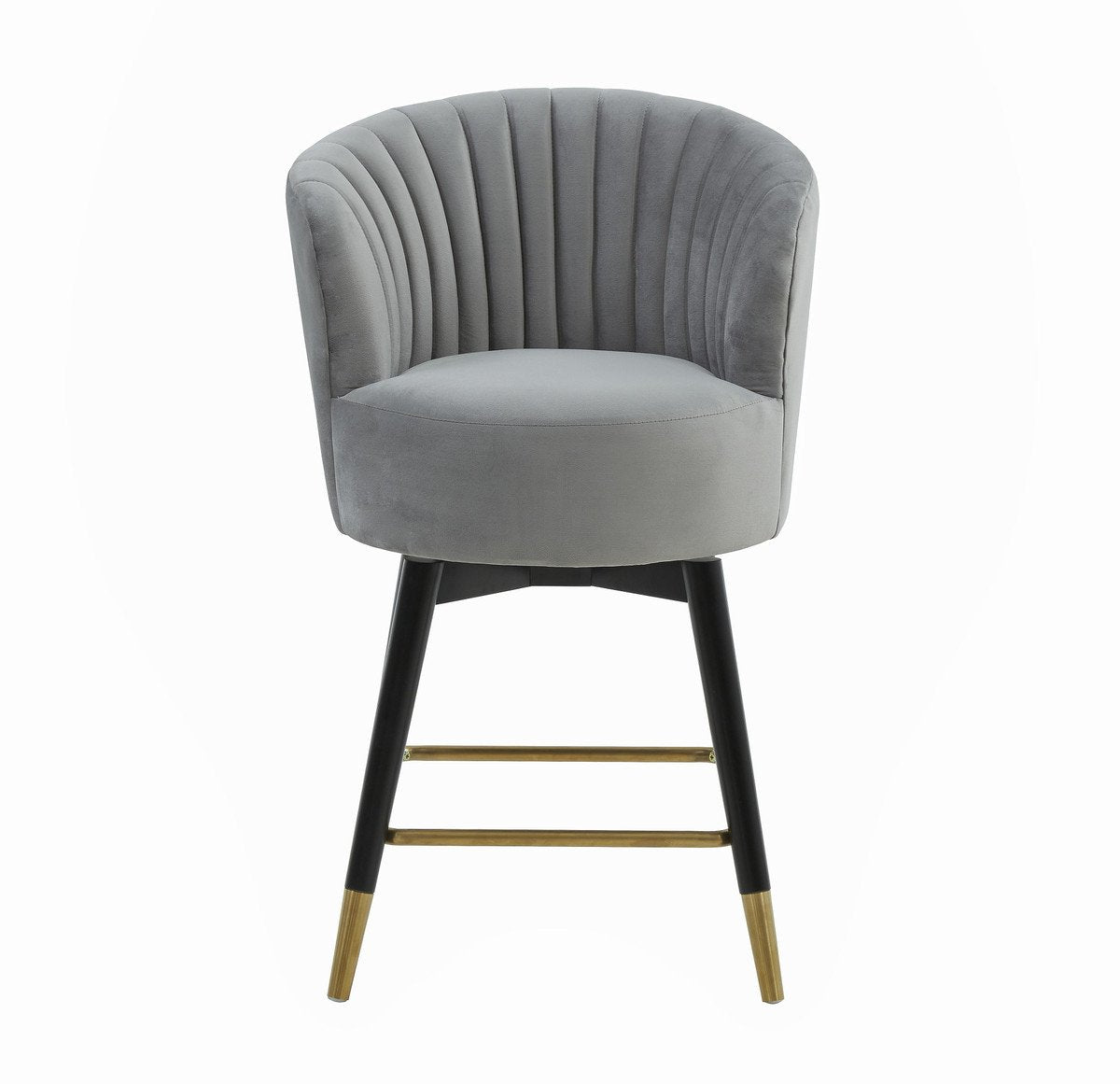 Liana Velvet Swivel Stool by Inspire Me! Home Decor