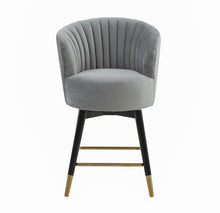 Load image into Gallery viewer, Liana Velvet Swivel Stool by Inspire Me! Home Decor