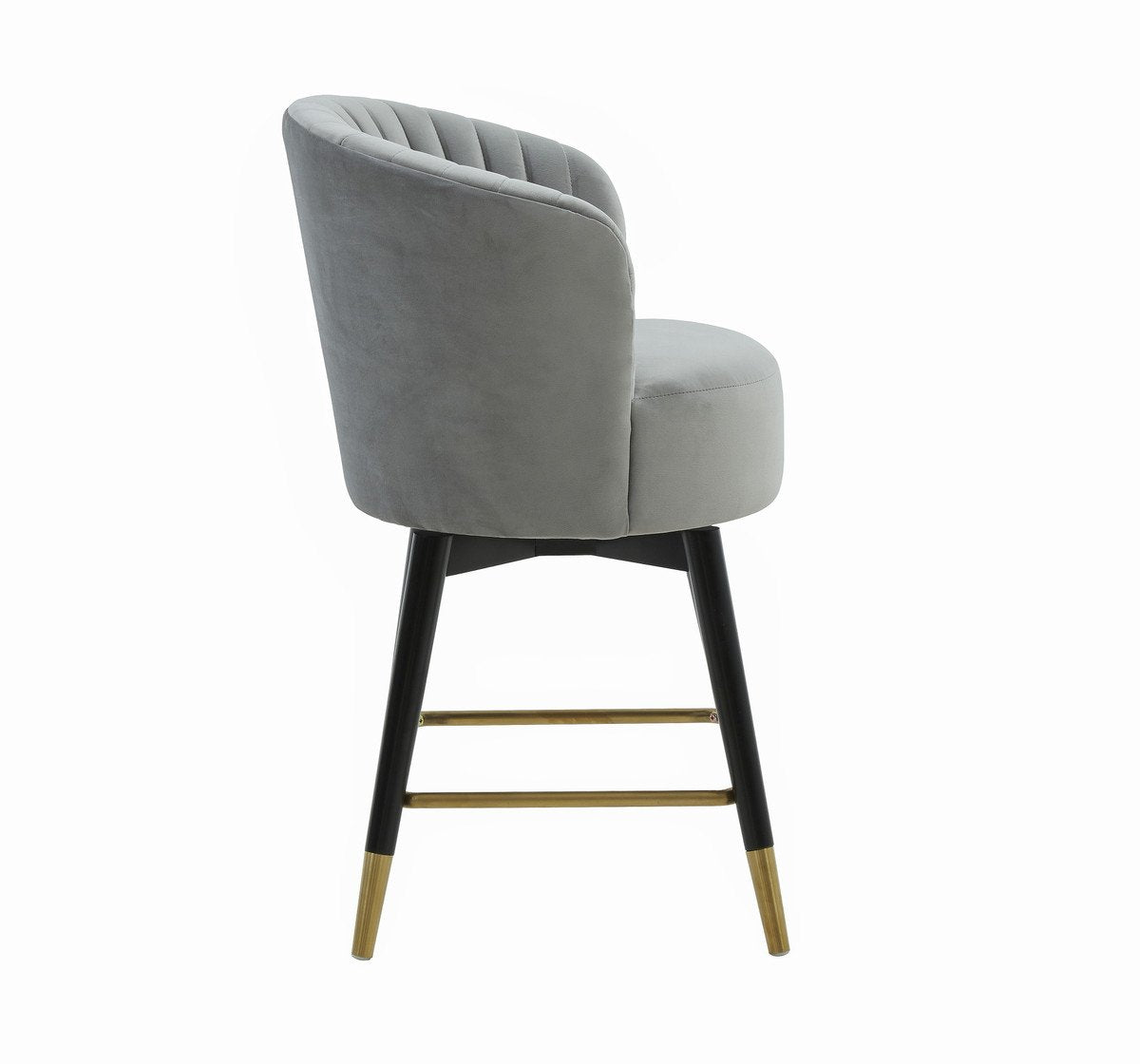 Liana Velvet Swivel Stool by Inspire Me! Home Decor
