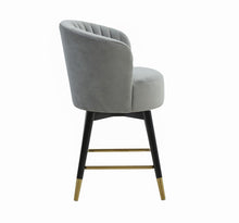 Load image into Gallery viewer, Liana Velvet Swivel Stool by Inspire Me! Home Decor