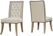 Load image into Gallery viewer, Garrett Linen Dining Chair (Set of 2)