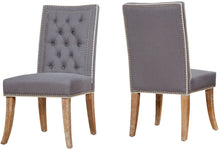 Load image into Gallery viewer, Garrett Linen Dining Chair (Set of 2)