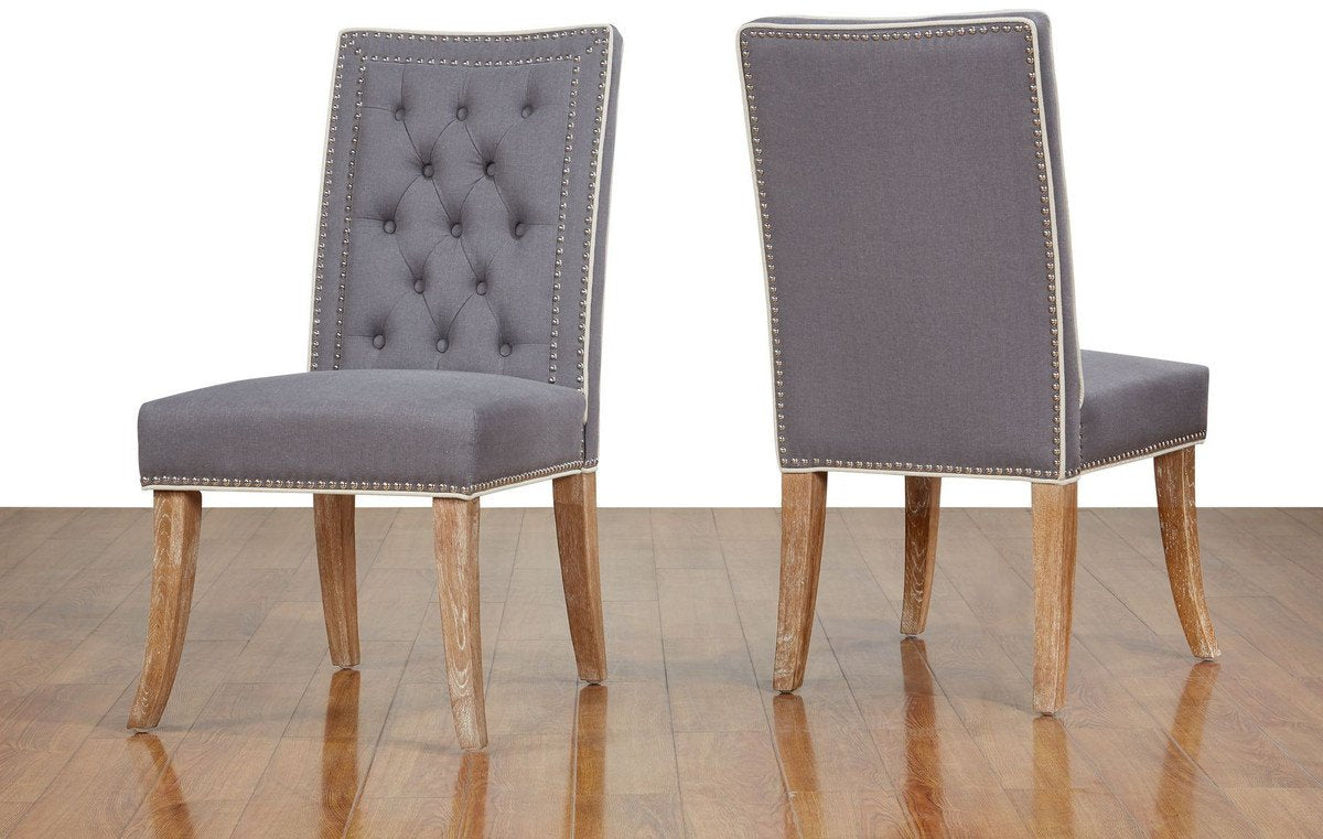 Garrett Linen Dining Chair (Set of 2)