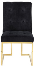 Load image into Gallery viewer, Akiko Black Velvet Chair (Set of 2)