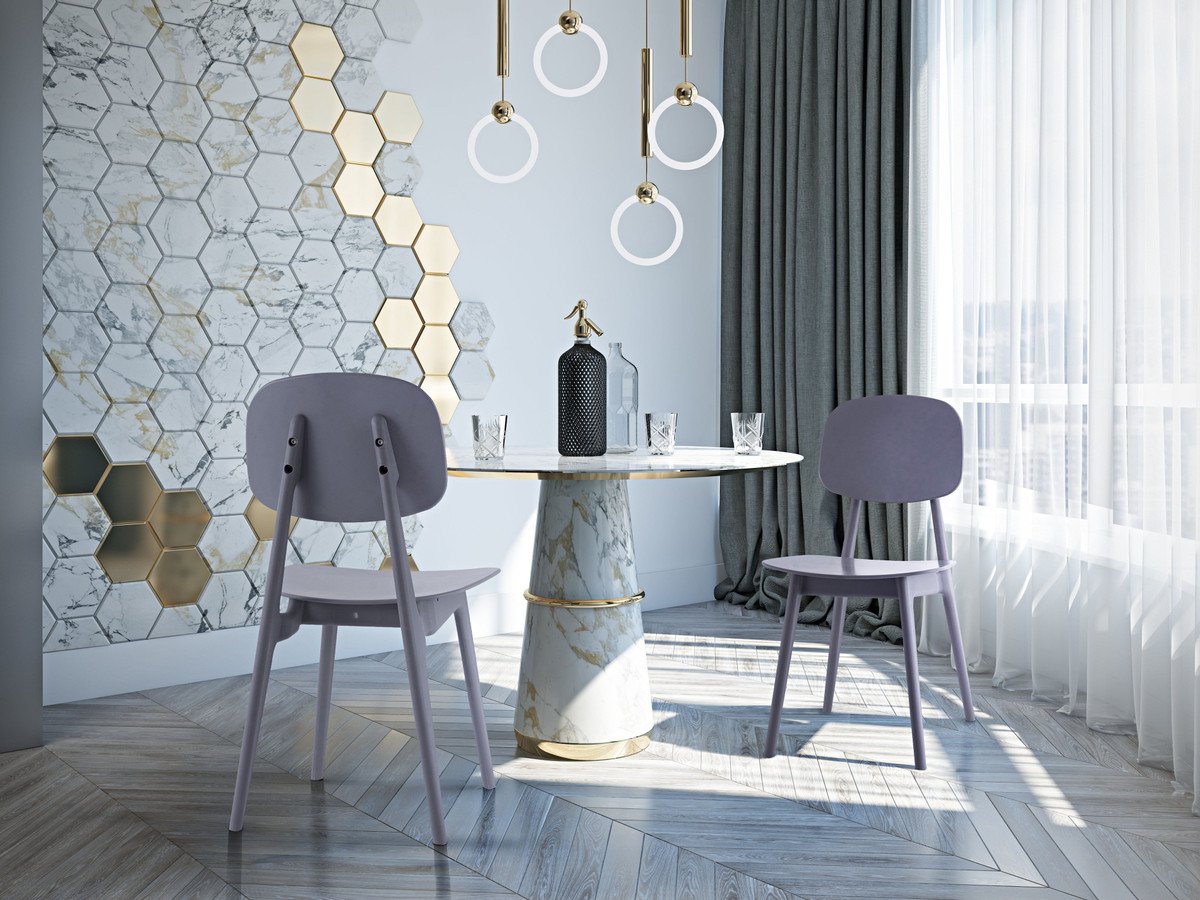Tao Grey Chair (Set of 2)