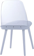 Load image into Gallery viewer, Pasha White Acrylic Chair (Set of 2)