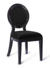 Load image into Gallery viewer, Cerused Oak Black Chair (Set of 2)