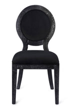 Load image into Gallery viewer, Cerused Oak Black Chair (Set of 2)