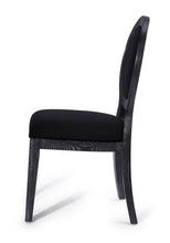 Load image into Gallery viewer, Cerused Oak Black Chair (Set of 2)