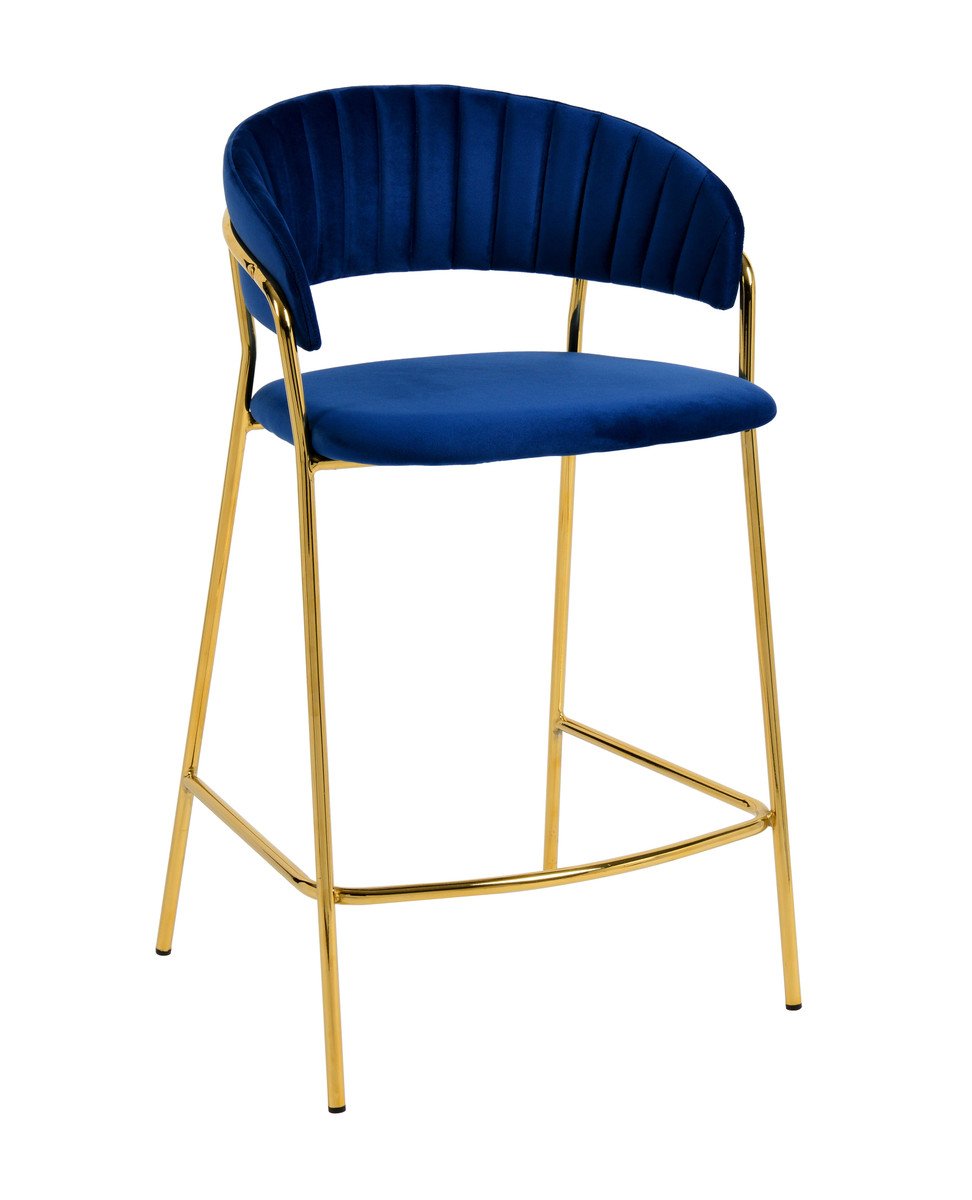 Padma Velvet/Vegan Leather Counter Stool (Set of 2)