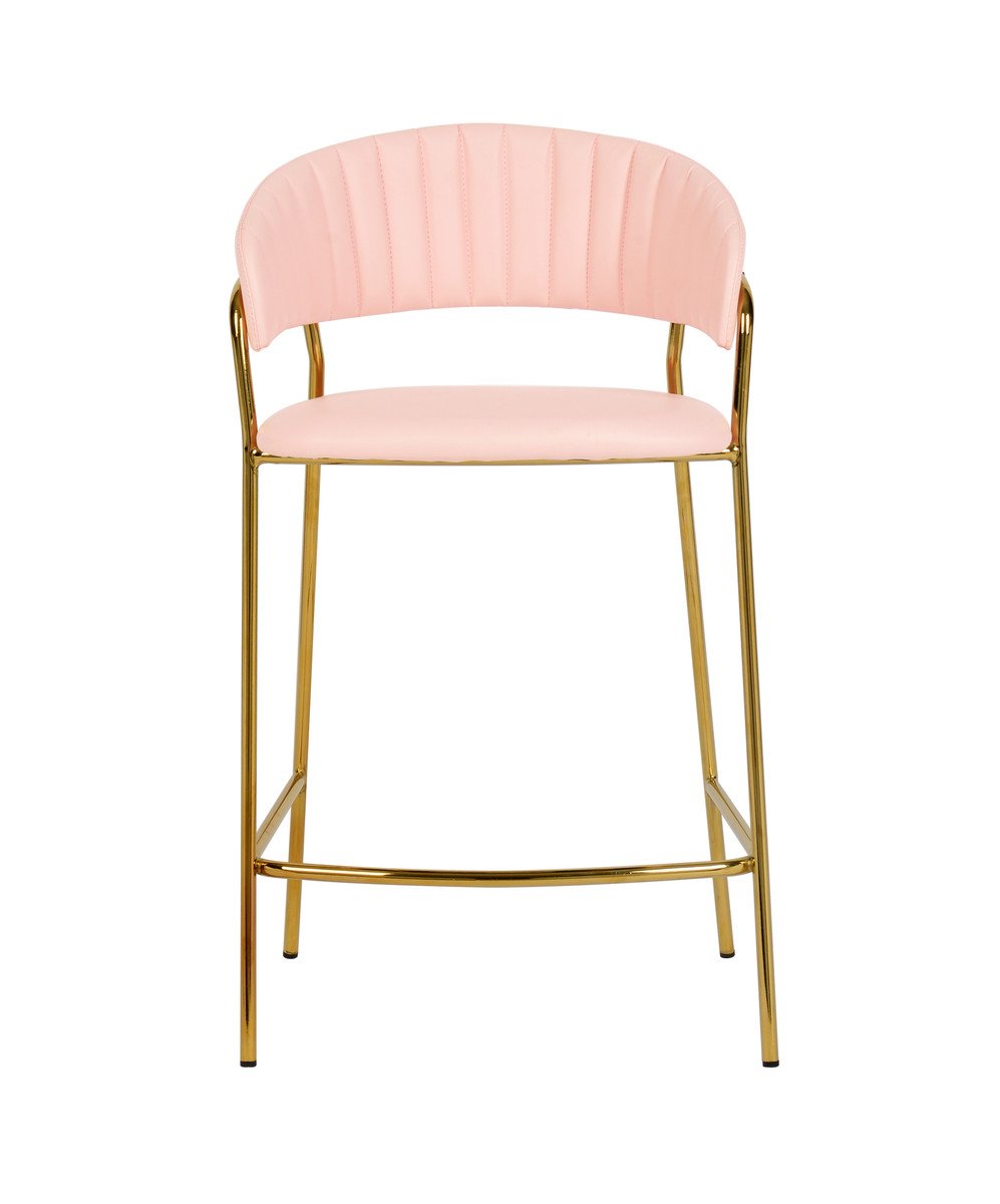 Padma Velvet/Vegan Leather Counter Stool (Set of 2)