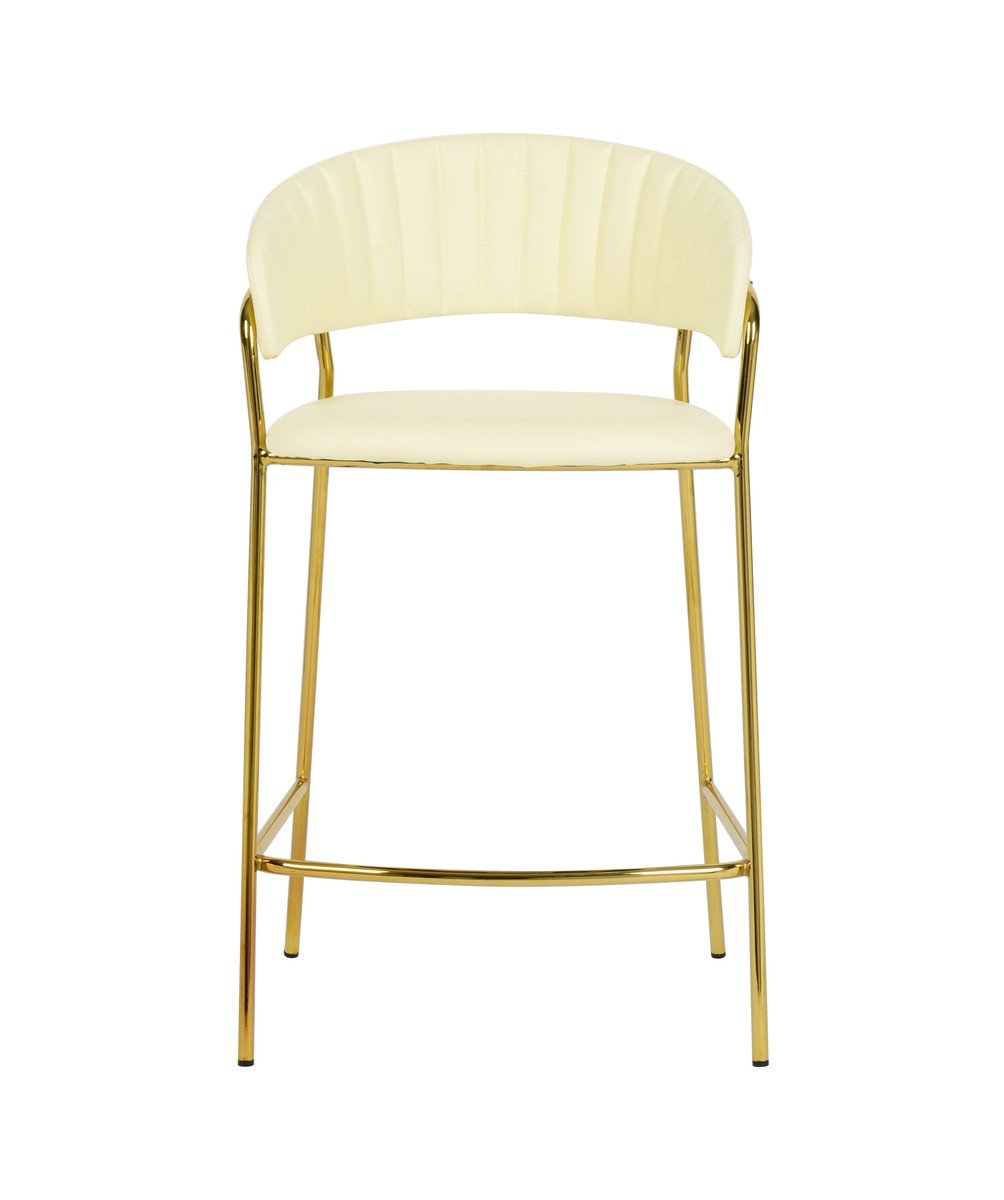 Padma Velvet/Vegan Leather Counter Stool (Set of 2)