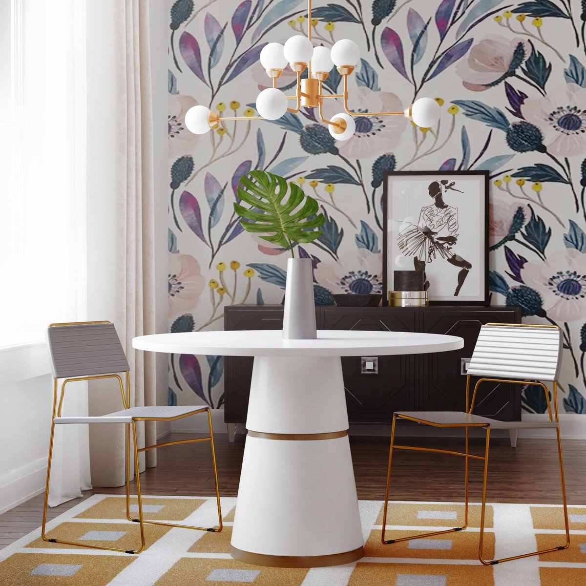 Domani Vegan Leather Chair (Set of 2)