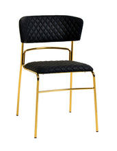 Load image into Gallery viewer, Drant Black Vegan Leather Chair (Set of 2)