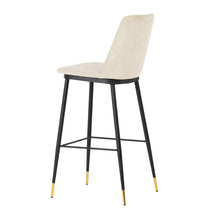 Load image into Gallery viewer, Evora Velvet Counter Stool (Set of 2)