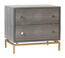 Load image into Gallery viewer, Pesce Shagreen Nightstand
