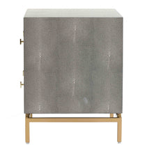 Load image into Gallery viewer, Pesce Shagreen Nightstand
