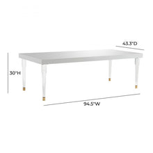Load image into Gallery viewer, Tabby Glossy Lacquer Dining Table