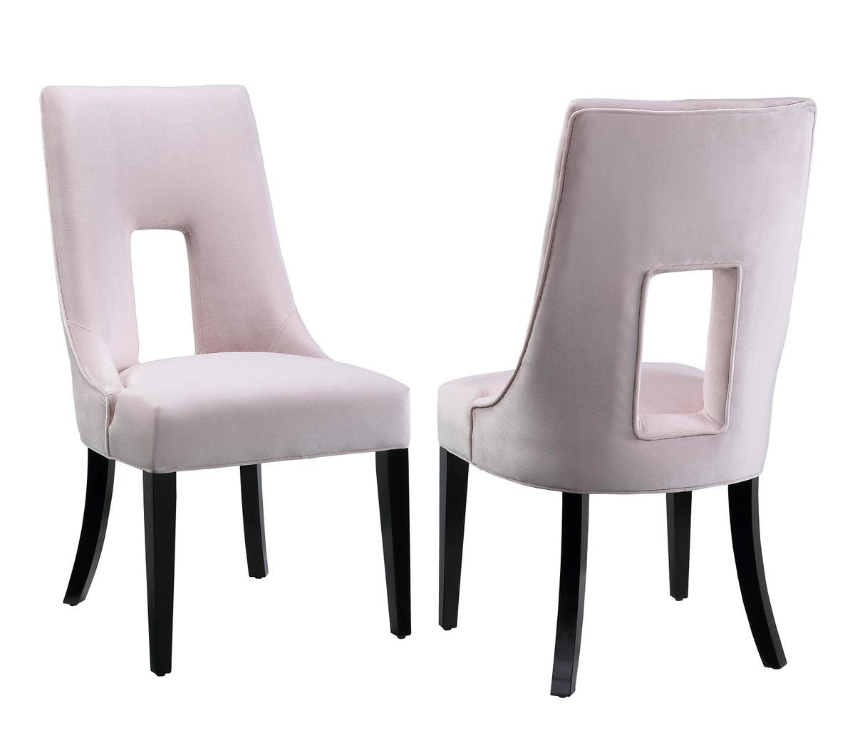 Lipstick Velvet Dining Chair